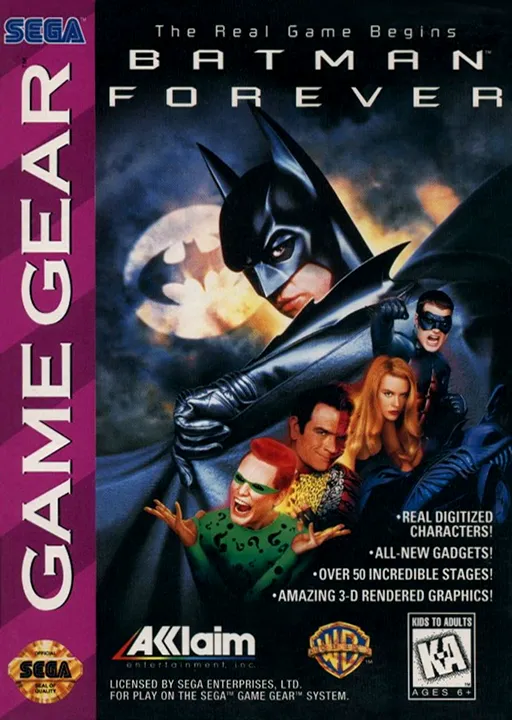 Обложка игры Batman Forever